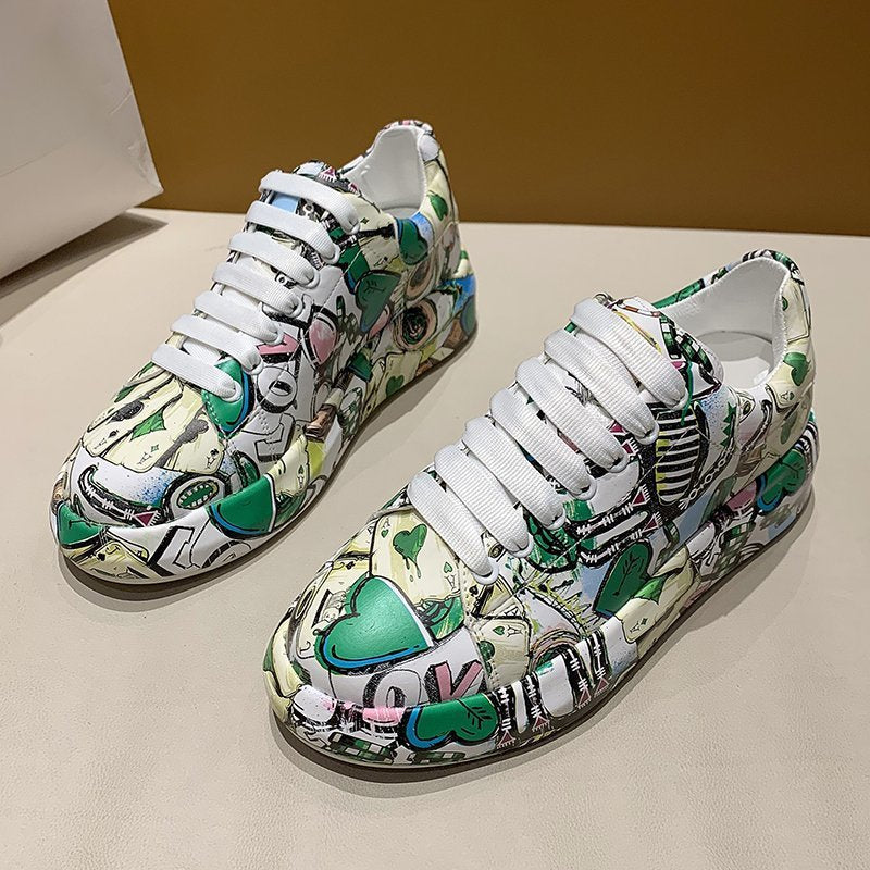 Graffiti Casual Sports Sneakers