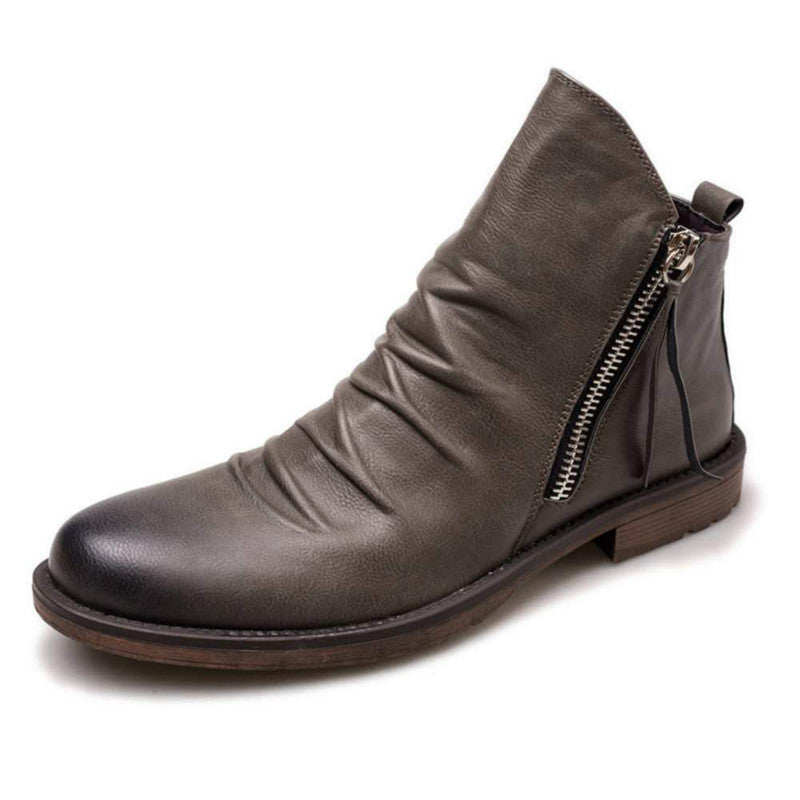 Men's Leather Casual Chelsea Boots