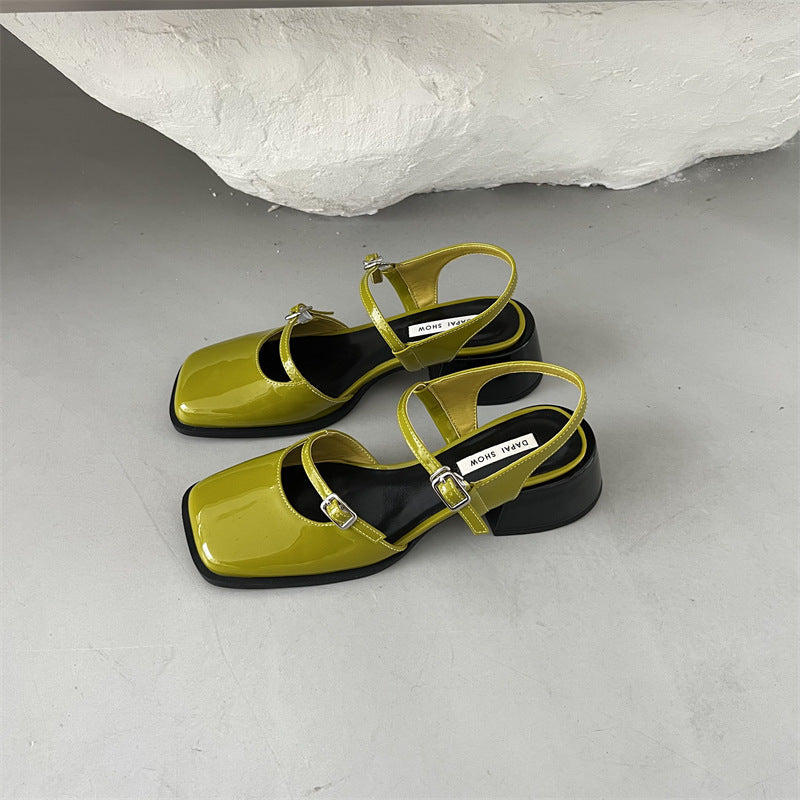 Women's French Thick Heels Fashion Sandals