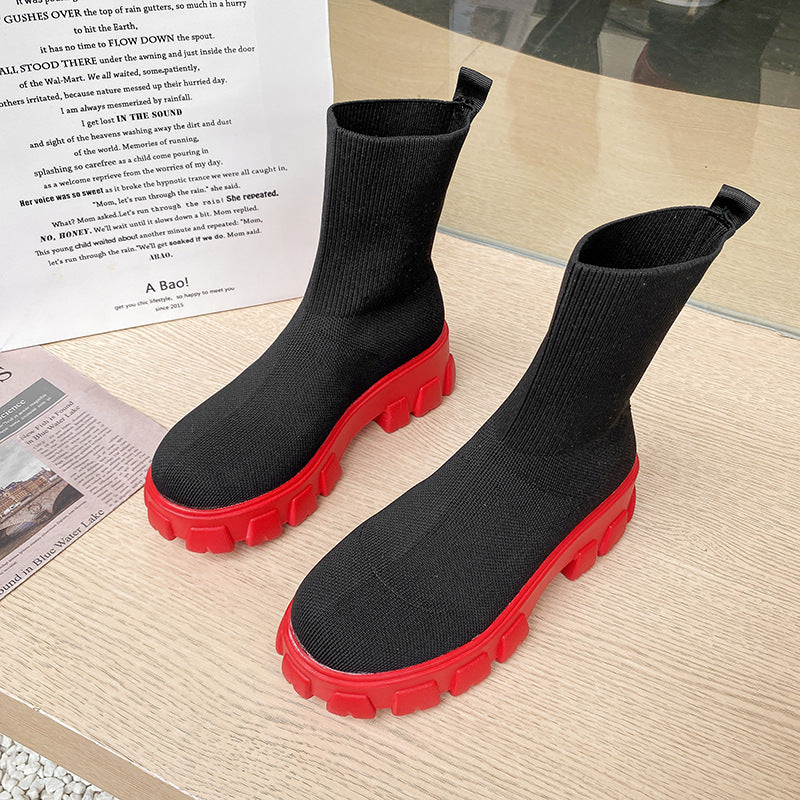 Women's Short Thin Skinny Boots