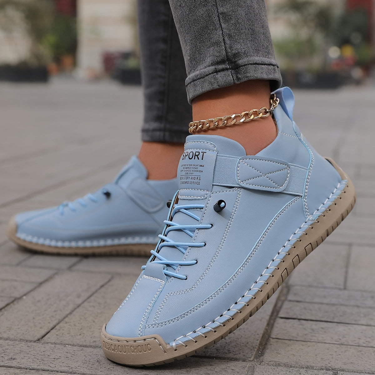 Casual Leather Ankle Boots