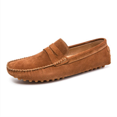Men's Genuine Leather British Casual Peas Flats