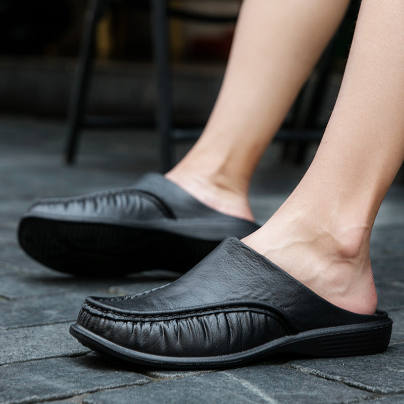 Men's Baotou Half Slipper Sandals