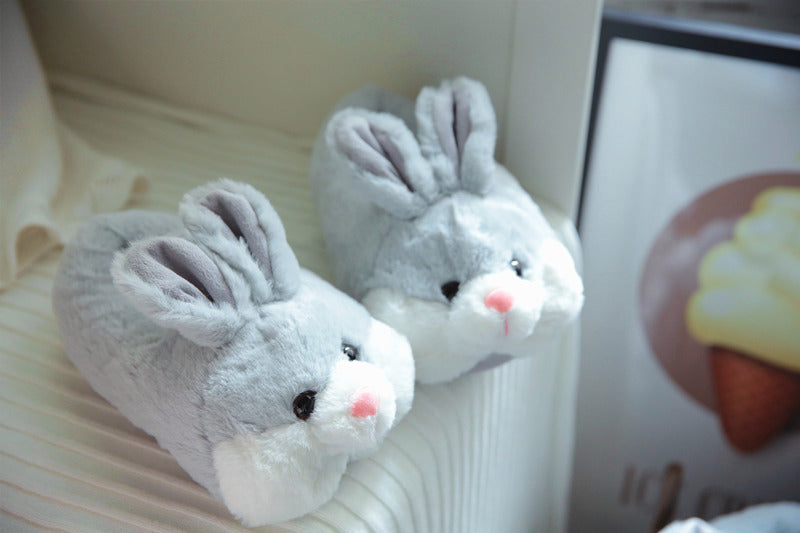 Warm Rabbit Home Slippers