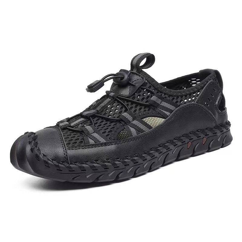 Hand Stitched Beach Sandals with Anti-collision Toe