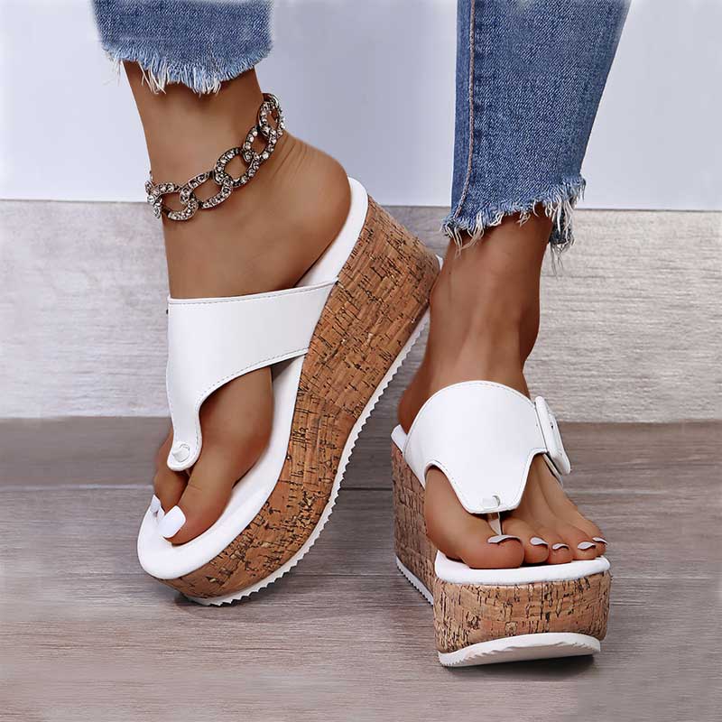 Women's Fashion Wedge Buckle Sandals