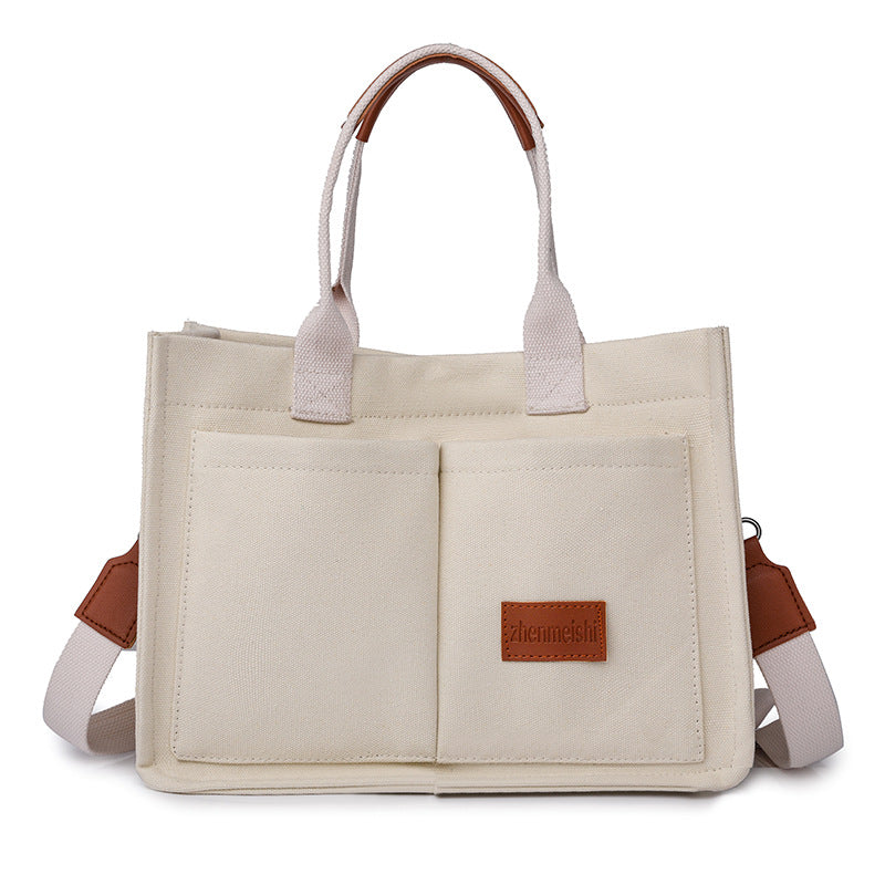Women's Canvas Casual Crossbody Shopper Bag Crossbody Bag