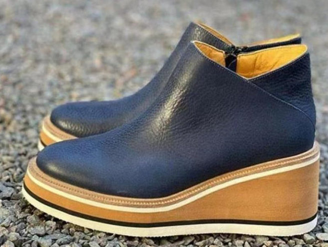 Women's Chunky Block Heel Ankle Boots