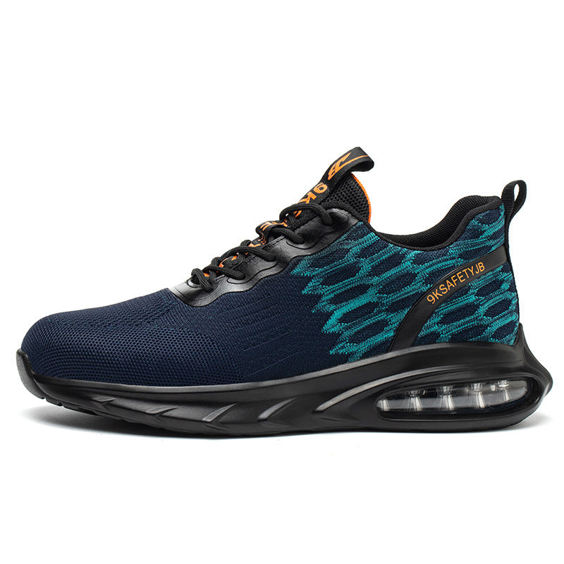 Flying Woven Mesh Lace-Up Shoes