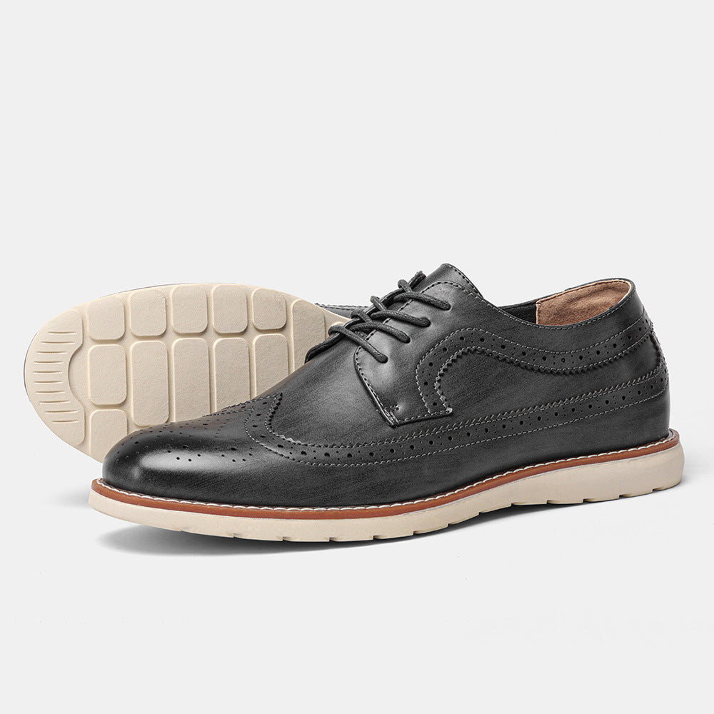 Men's Ultra-light Brogue Casual Sneakers