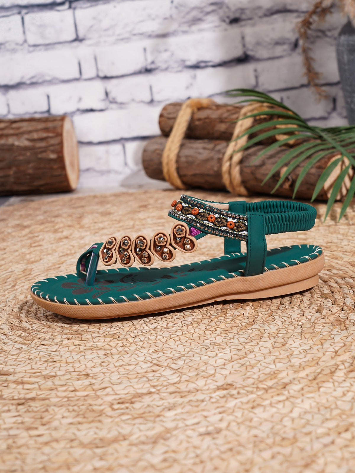 Bohemian Daily Casual Rhinestone Sandals