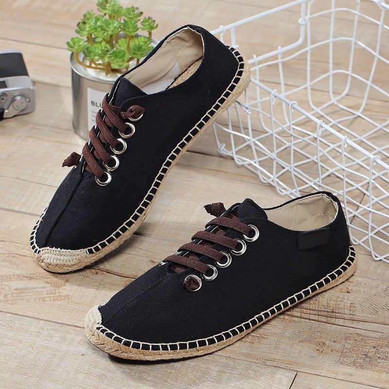 Men's Lace-up Canvas Shoes