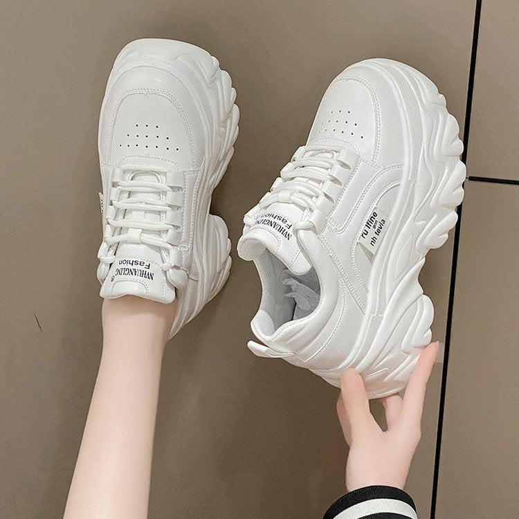 Women's Chunky Platform Dad Heels