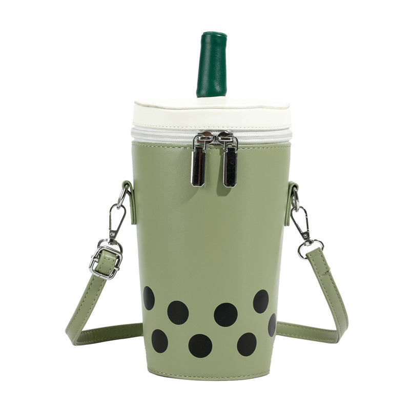 Women's Milk Tea Messenger Phone Bag Messenger Bag
