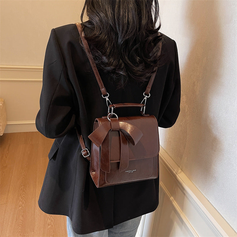 Women's Bow Backpack Travel Bag