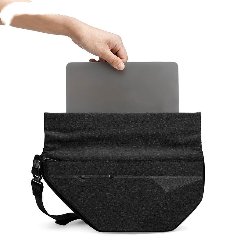 Men's Geometric Shoulder Bag