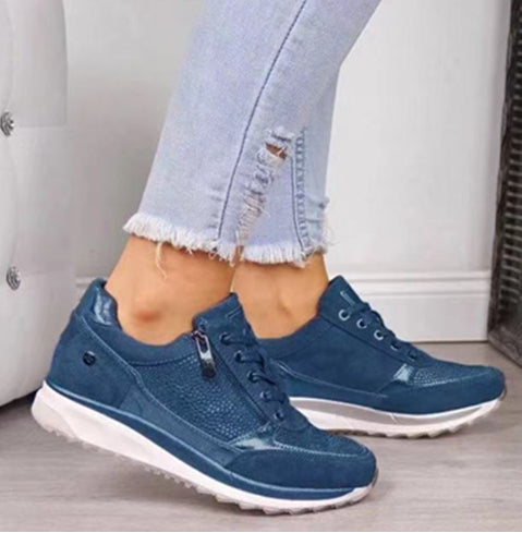 Casual Wedge Sneakers