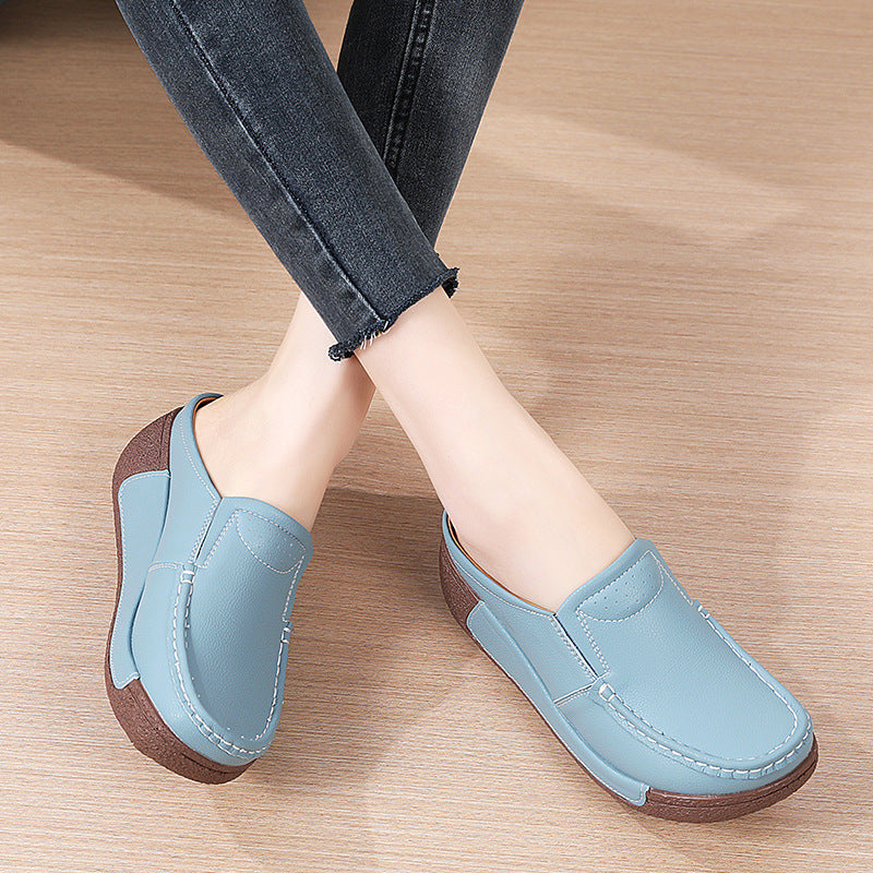 Casual Thick Bottom Slip-On Slippers