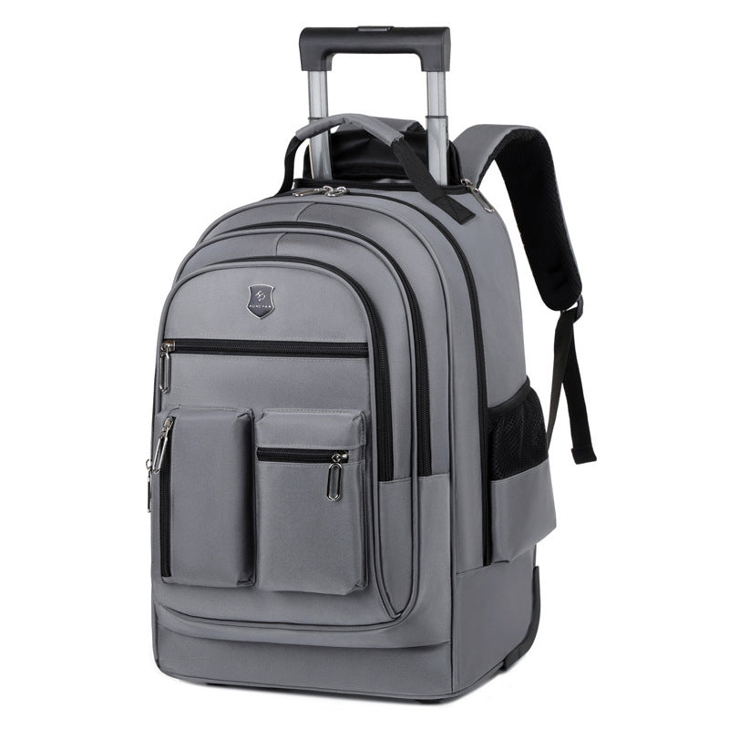 Unisex Trolley Backpack Ultra-light Trolley Bag Travel Bag