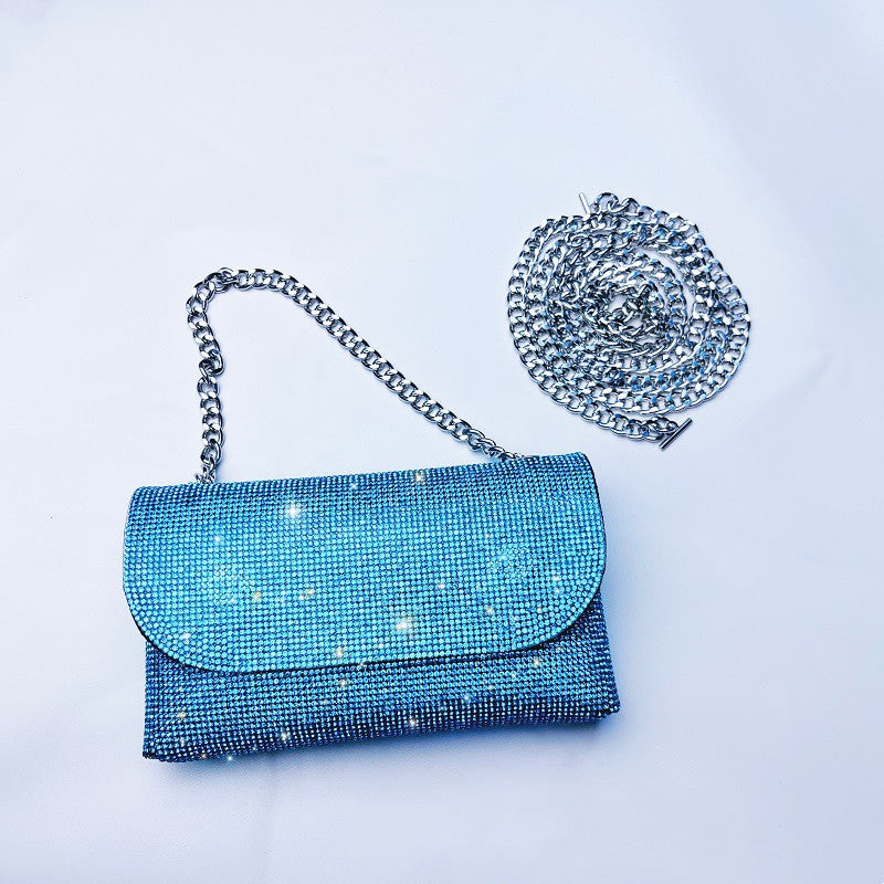 Women's Niche Design Rhinestone Embellished Crossbody Bag
