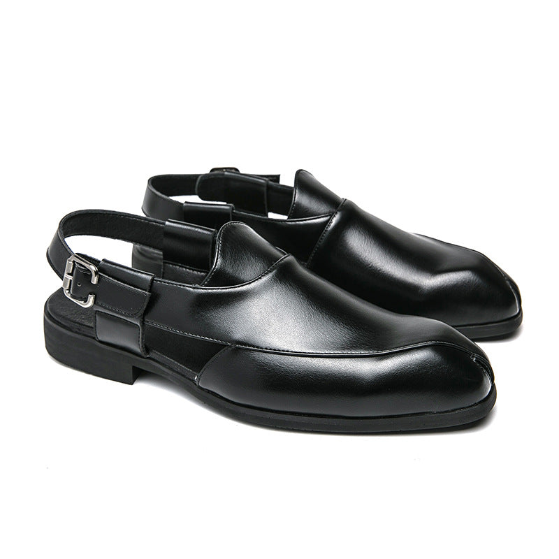Men's British Style Leather Sandals