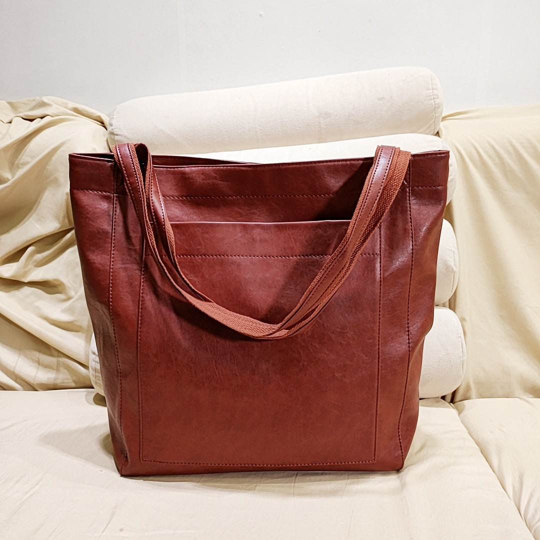 Retro Large Capacity Crossbody Bag
