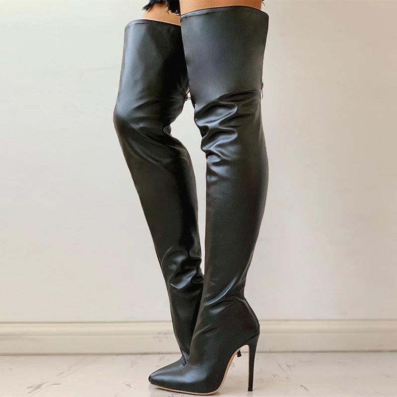 Women's Personality Below The Knee Plus Size Boots