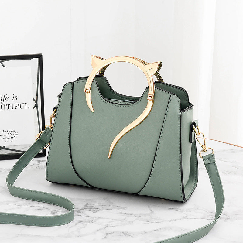 Women's Cat Ear Handle Messenger Bag
