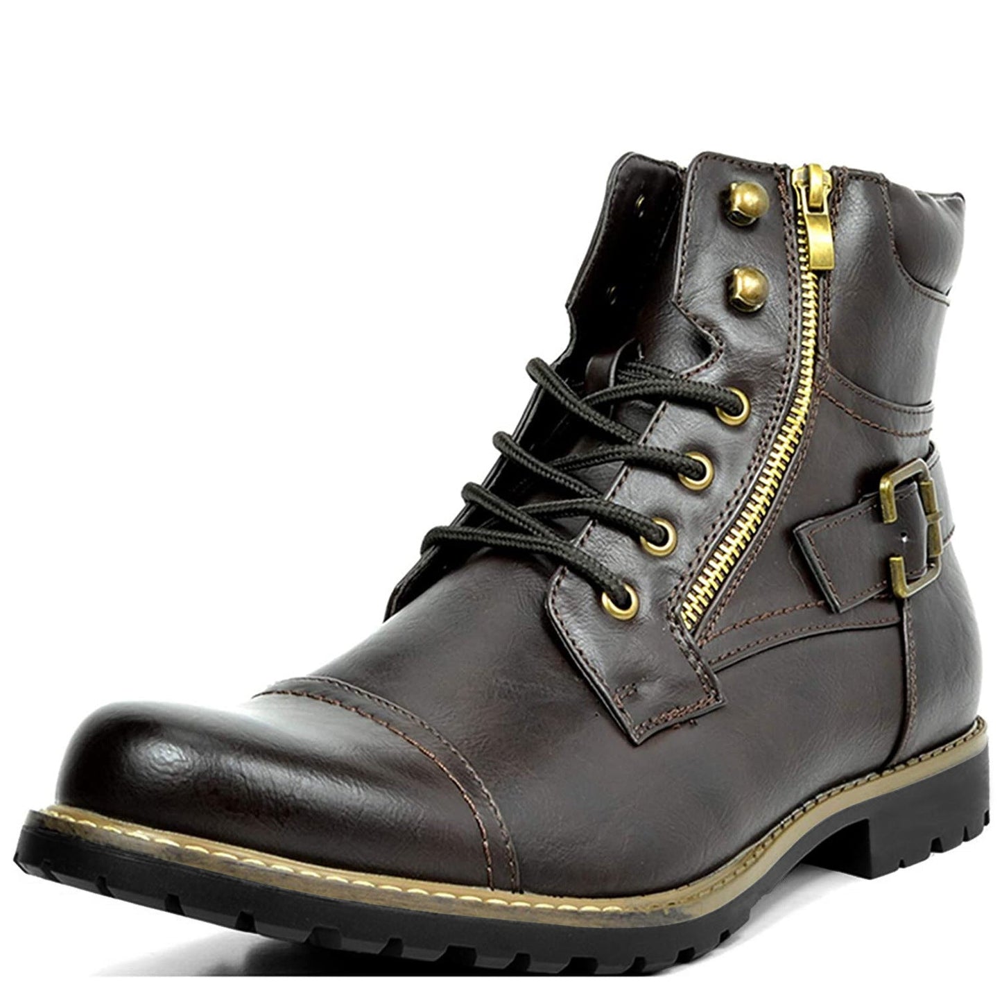 Men's Double Zipper Boots