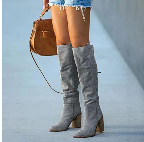 Women's Pointed Suede Boot