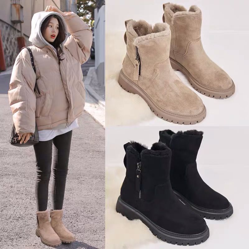 Women's Fleece-Lined Side Zip Boots