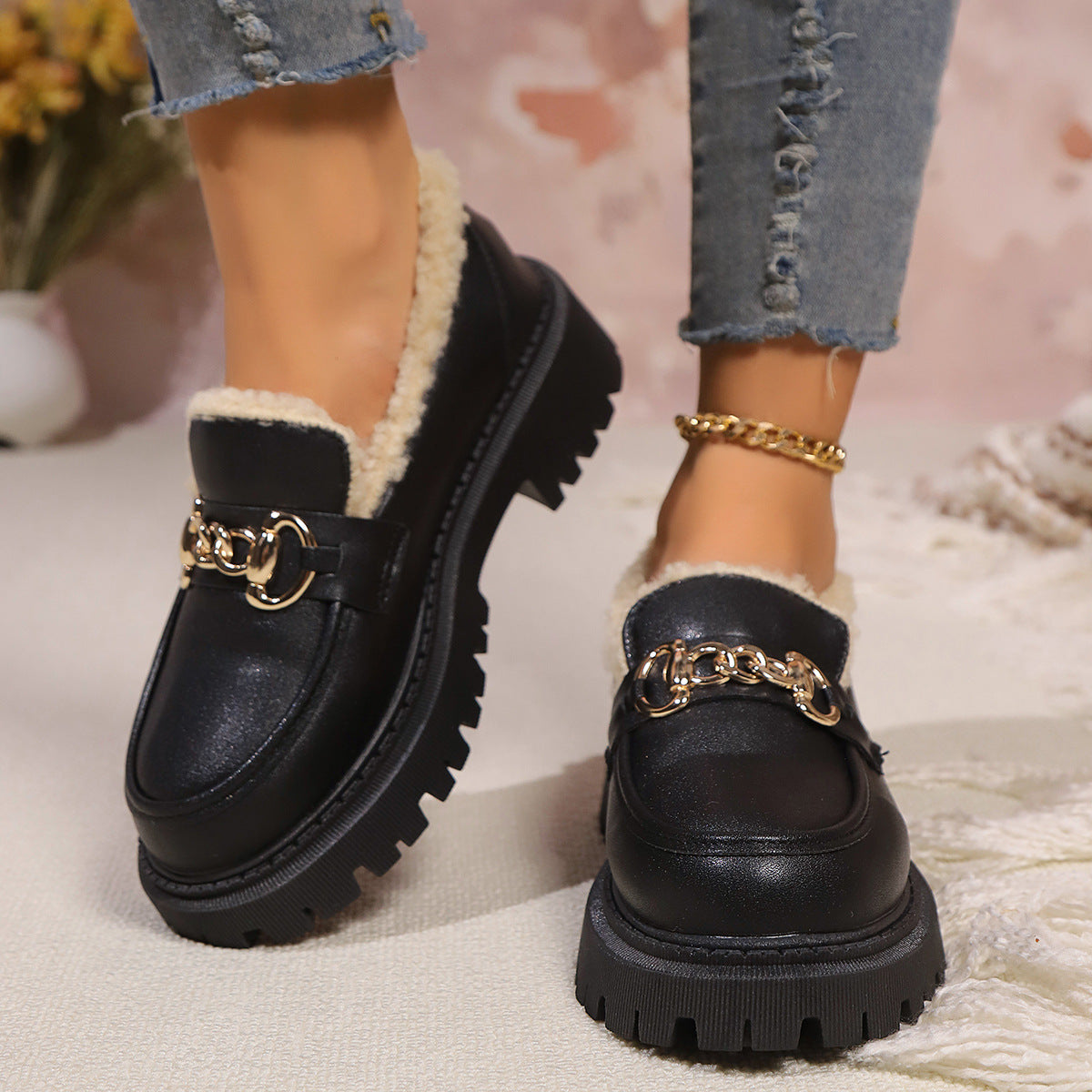 Women's British Suede Shoes