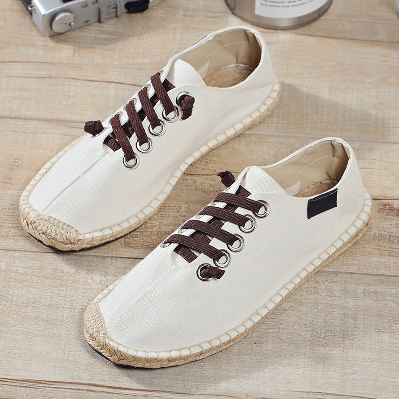Men's Lace-up Canvas Shoes