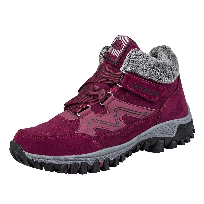 Women's Outdoor Snow Velvet Warm Flats