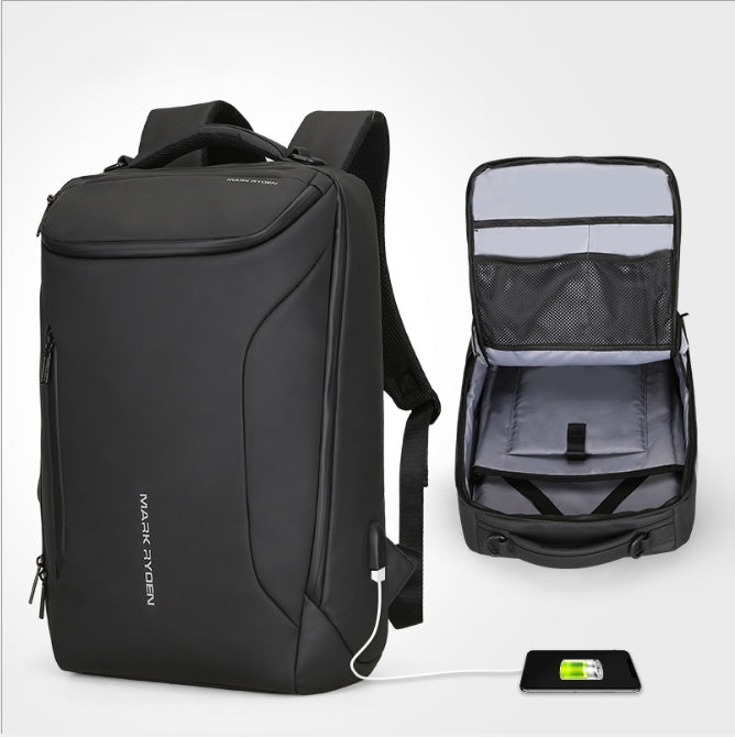 Streamlined Black Backpack