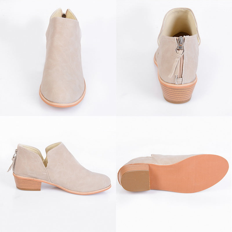 Women's Retro High-Heel Ankle Boots