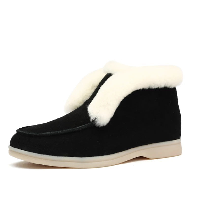 European And American Warm Casual Short Boots