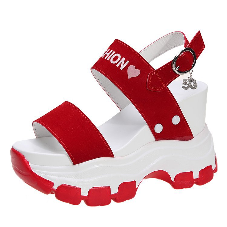 Women's Sponge Cake Thick Bottom Platform Wedges