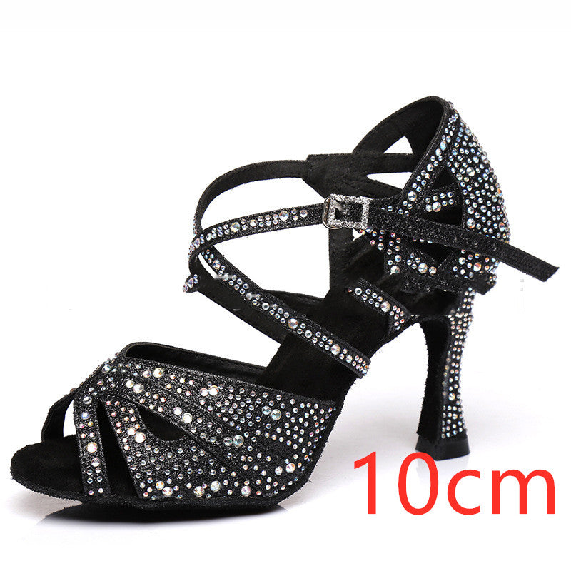 Rhinestone Latin Dance Shoes