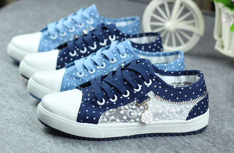 Women's Net Yarn Casual Flats