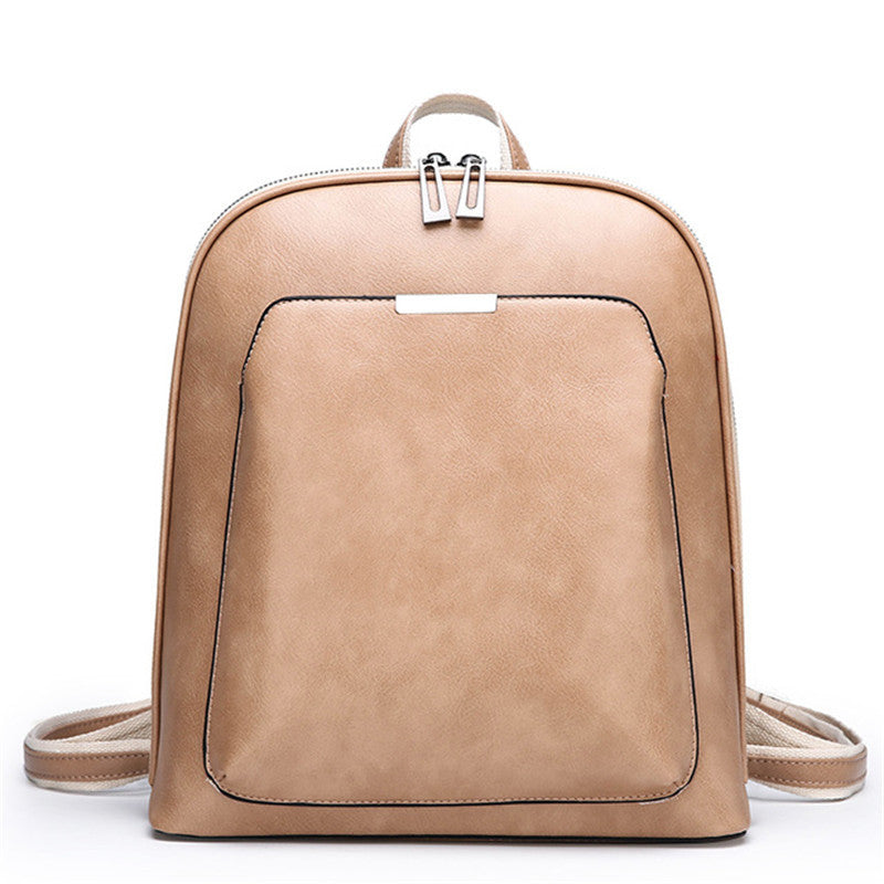 Women's Retro Style Soft Slouchy Messenger Backpack Messenger Backpack