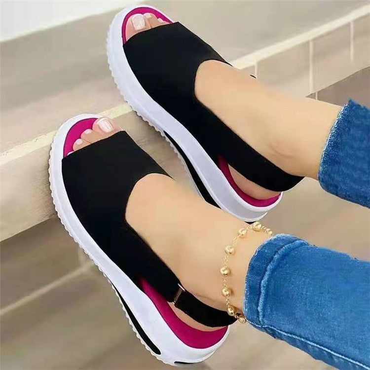 Women's Fish-Mouth Flat-Heel Beach Sandals