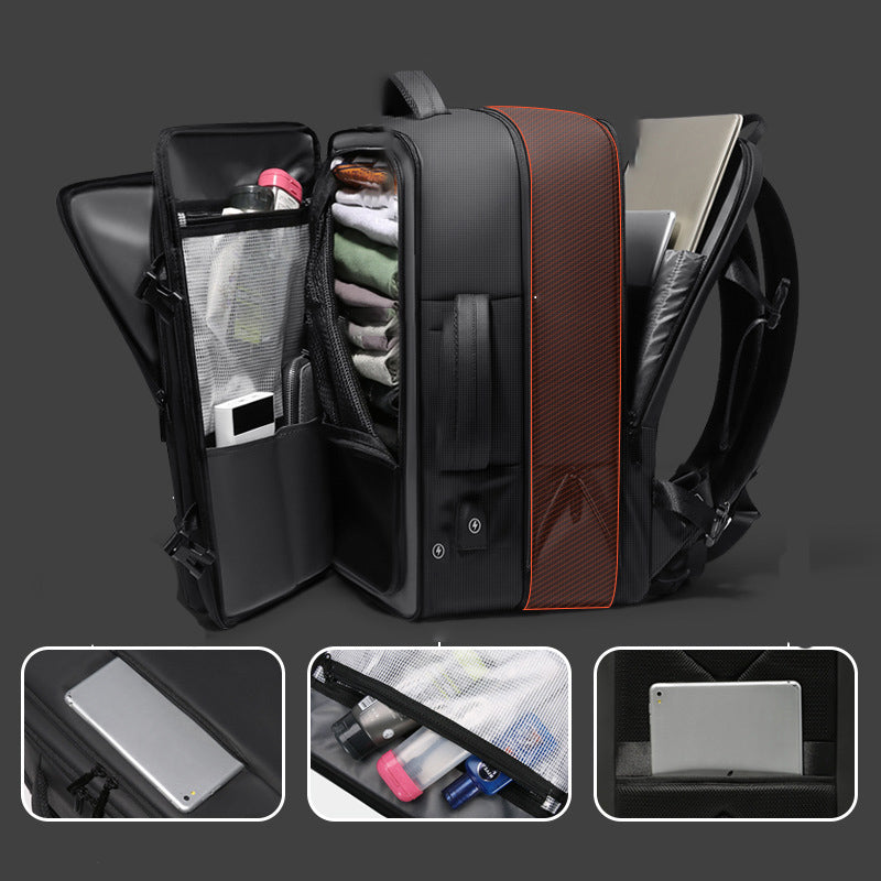 Men's Large Volume Business Travel Laptop Bag