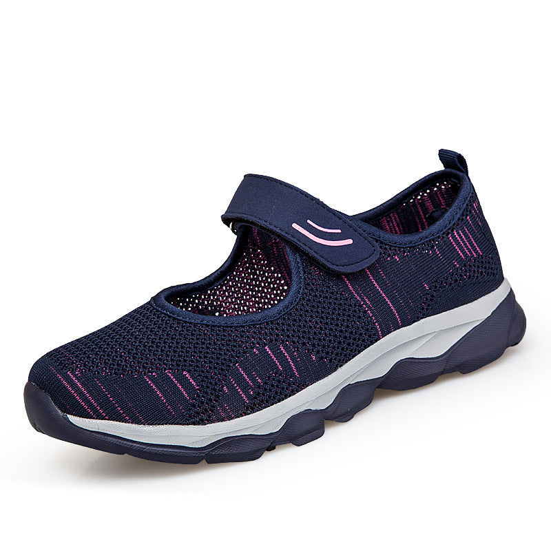 Women's Old Beijing Cloth Shallow Mouth Shoes