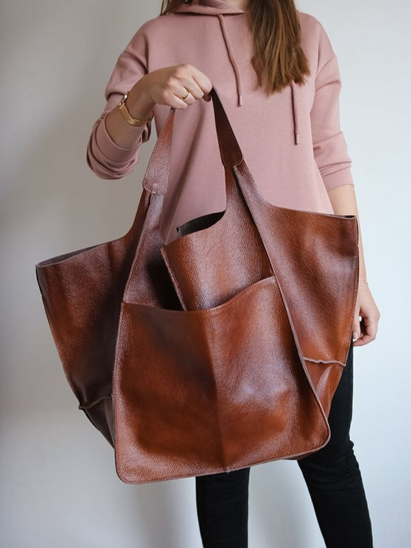 Women's Vintage Large Capacity Tote Handbag