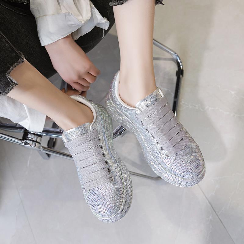 Rhinestone Platform Wedges