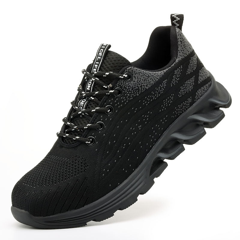 Men's Breathable Steel Toe Work Shoes