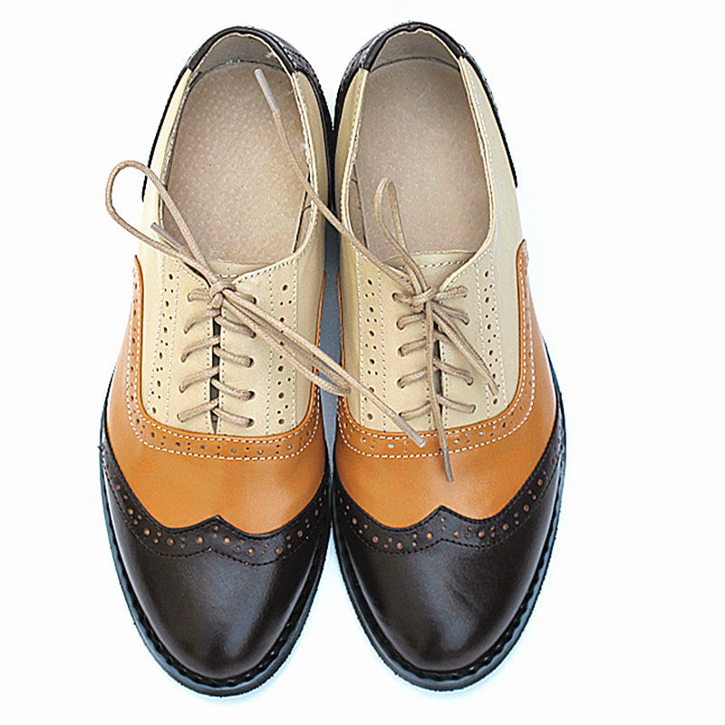 Women's British Style Oxford Brogue Shoes