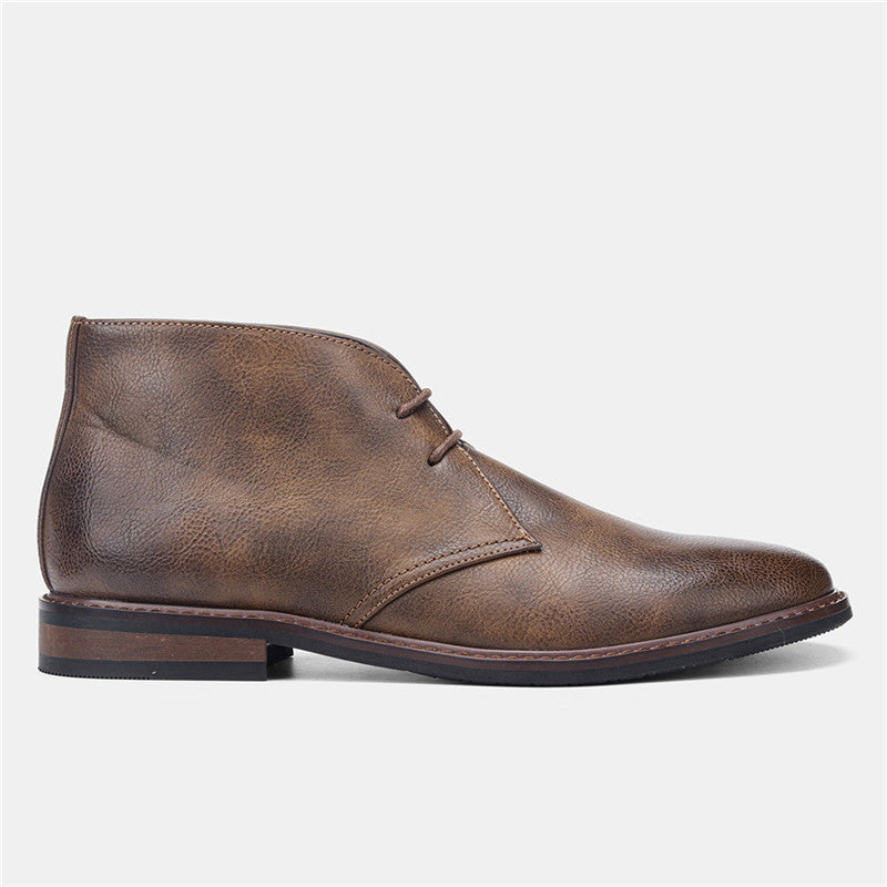 Retro Polished Desert Boots