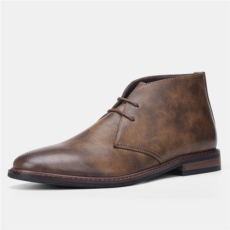 Retro Polished Desert Boots